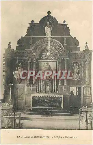 Ansichtskarte AK La Chapelle Montligeon L'Eglise Maitre Autel