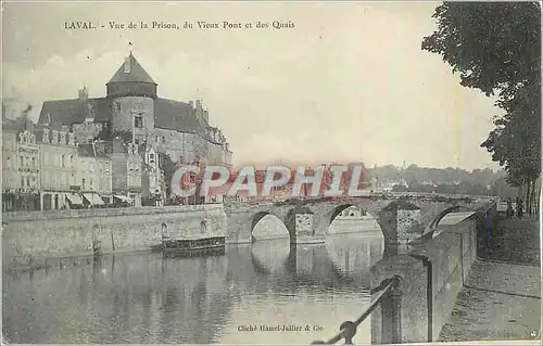 Cartes postales Laval Vue de la Prison du Vieux Pont et des Quais