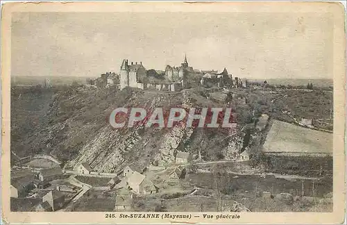 Ansichtskarte AK Ste Suzanne (Mayenne) Vue Generale