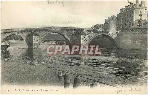 Cartes postales Laval Le Pont vieux