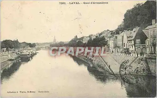 Cartes postales Laval Quai d'Avesnieres
