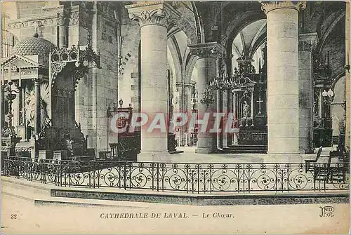 Cartes postales Cathedrale de Laval Le Choeur