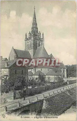 Ansichtskarte AK Laval L'Eglise d'Avesnieres