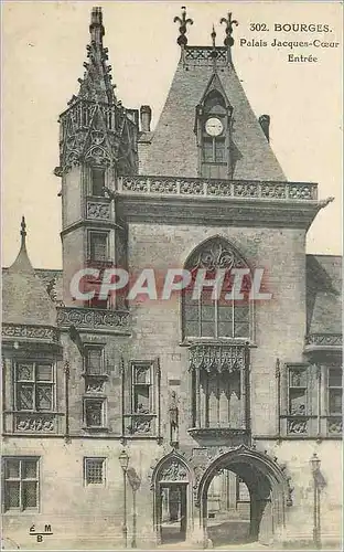 Cartes postales Bourges Palais Jacques Coeur Entree