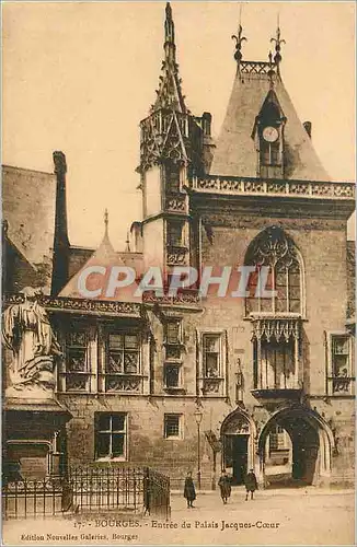 Cartes postales Bourges Entree Du Palais Jacques Coeur