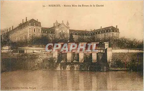 Cartes postales Bourges Maison Mere des Soeurs de la charite