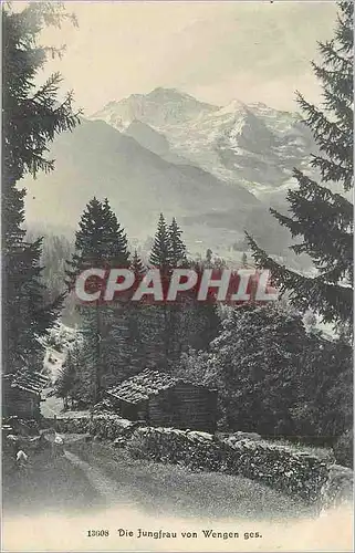 Cartes postales Die Jungfrau Von Wengen Ges