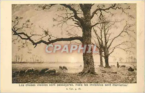 Cartes postales Les Choses Visibles Sont Passageres Mais les Invisibles Sont Eternelles