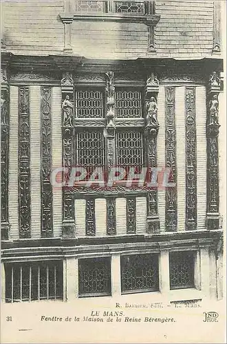 Cartes postales Le Mans Fenetre de la Maison de la Reine Berengere