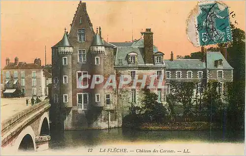 Ansichtskarte AK La Fleche Chateau des Carmes