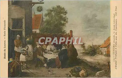 Cartes postales Musee du Louvre Ecole Flamande Teniers (David) Le Jeune (1610 1690)