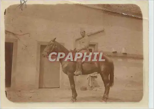 Photo Militaire a cheval Militaria