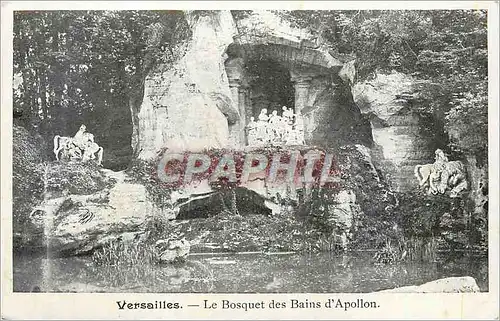 Cartes postales Versailles Le Bouquet des Bains d'Apollon