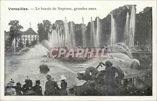 Cartes postales Versailles Le Bassin de Neptune Grandes Eaux