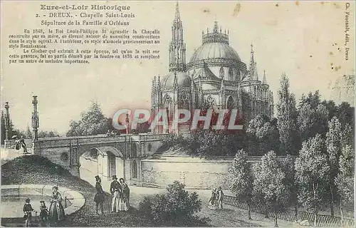 Ansichtskarte AK Eure et Loir Historique Dreux Chapelle Saint Louis Sepulture de la Famille d'Orleans