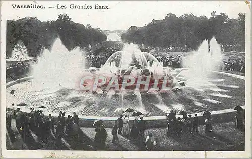 Cartes postales Versailles Les Grandes Eaux