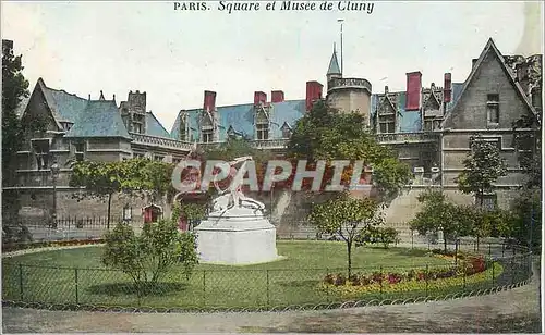 Ansichtskarte AK Paris Square et Musee de Cluny