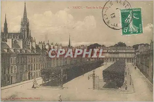 Cartes postales Nancy Place de la Carriere
