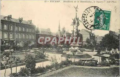 Cartes postales Fecamp Distillerie de la Benedictine le Square