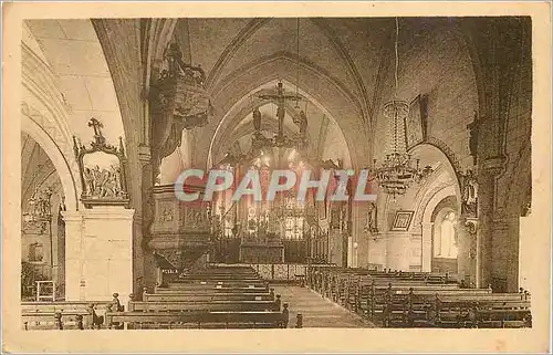 Ansichtskarte AK Interieur de l'Eglise de la Chaux des Crotenay (Jura)