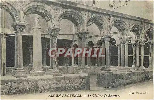 Ansichtskarte AK Aix en Provence Cathedrale Le Cloitre St Sauveur