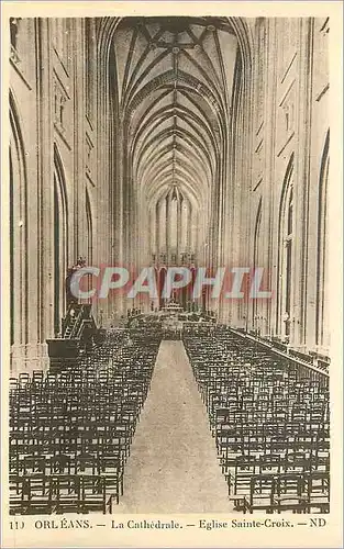 Cartes postales Orleans La Cathedrale Eglise Sainte Croix