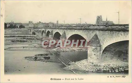 Cartes postales Orleans Pont sur la Loire