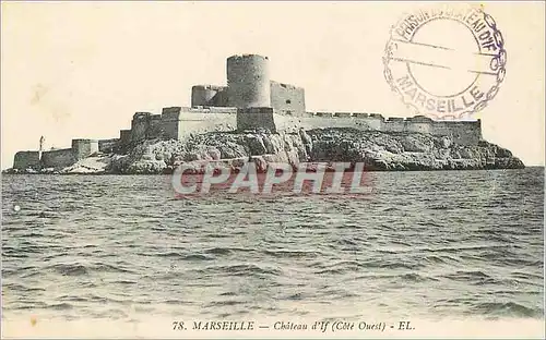 Ansichtskarte AK Marseille Chateau d'If (Cote Ouest)