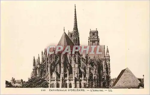 Cartes postales Cathedrale d'Orleans L'abside