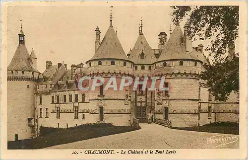 Ansichtskarte AK Chaumont Le Chateau etle Pont Levis