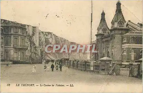 Cartes postales Le Treport le Casino les Falaises