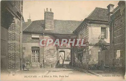 Cartes postales Beauvais L'Hotel de Ville Porte Sud