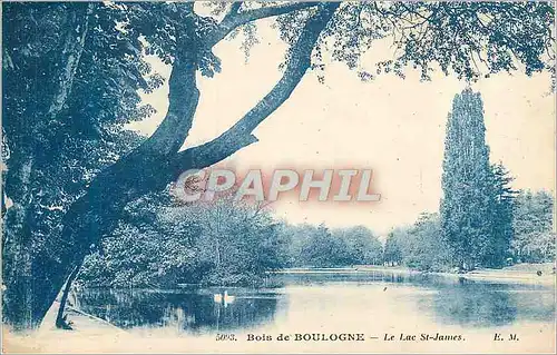 Ansichtskarte AK Bois de Boulogne le Lac st James