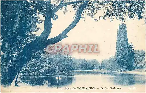 Cartes postales Bois de Boulogne le Lac st James