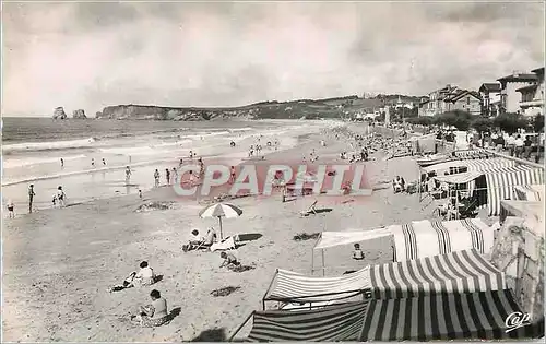 Cartes postales moderne Hendaye Frontiere Franco Espagnole La Plage
