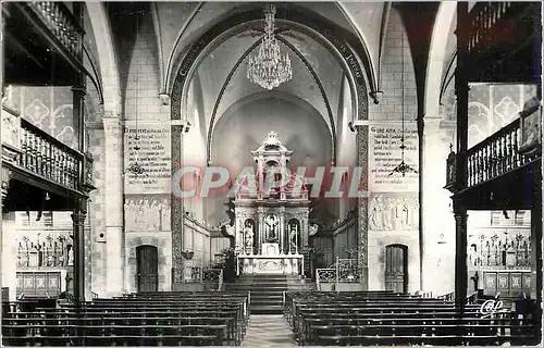 Cartes postales moderne Hendaye Frontiere Franco Espagnole Interieur de L'Eglise