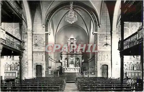 Moderne Karte Hendaye Frontiere Franco Espagnole Interieur de L'Eglise