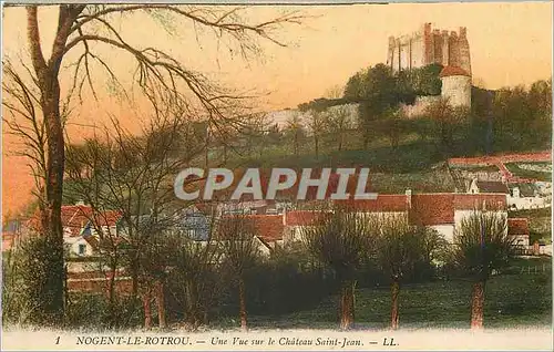 Cartes postales Nogent le Rotrou Une Vue sur le Chateau Saint Jean