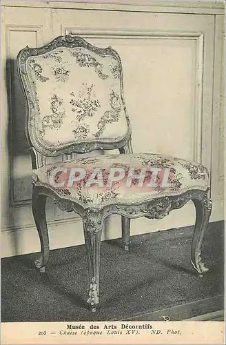 Ansichtskarte AK Musee des Arts Decoratifs Chaise (Epoque Louis XV)