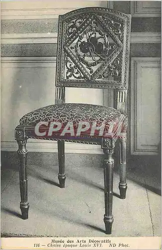 Ansichtskarte AK Musee des Arts Decoratifs Chaise Epoque Louis XVI