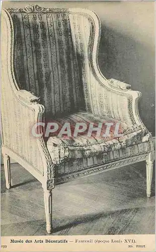 Cartes postales Musee des Arts Decoratifs Fauteuil (Epoque Louis XVI)