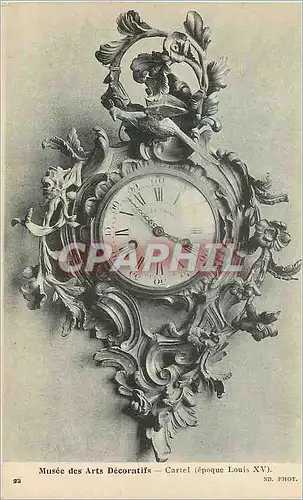 Cartes postales Musee des Arts Decoratifs Cartel Epoque Louis XVI