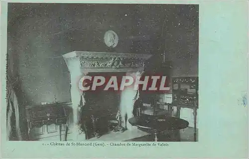 Cartes postales Chateau de St Blancard (Gers) Chambre de Marguerite de Valois