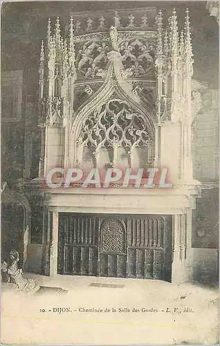 Cartes postales Dijon Cheminee de la Salle de Gardes L V