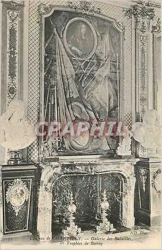 Cartes postales Chateau de Chantilly Galerie des Batailles Les Trophees de Rocroy