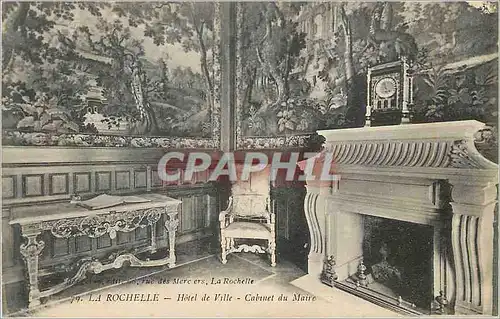 Cartes postales La Rochelle Hotel de Ville Cabinet du Maire