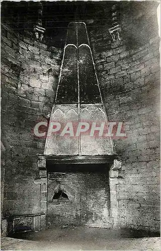 Moderne Karte Gisors (Eure) La Tour du Prisonnier La Cheminee Monumentale de la Salle des Gardes