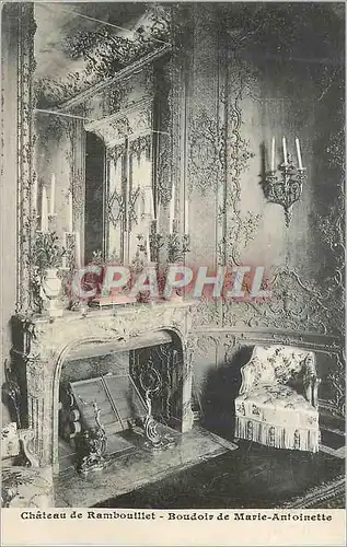 Cartes postales Chateau de Rambouillet Boudoir de Marie Antoinette