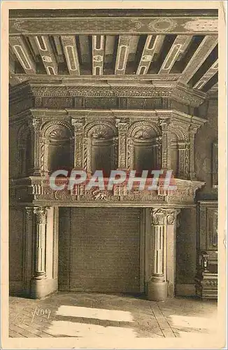 Ansichtskarte AK Douce de France Chateau de la Loire Chateau de Blois Cheminee du Salon d'Honneur