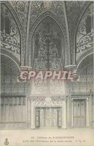 Cartes postales Chateau de Pierrefonds Salle des Chevaliers de la Table Ronde
